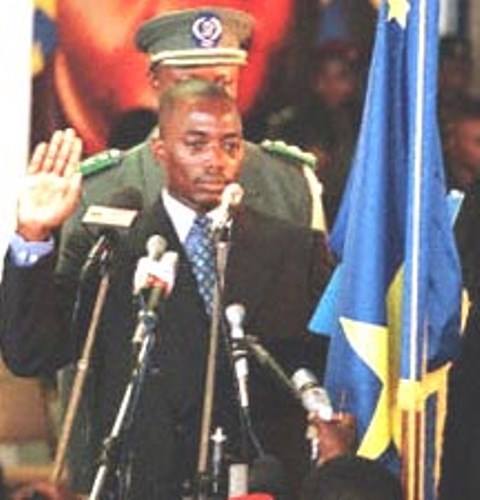 Kabila investi president