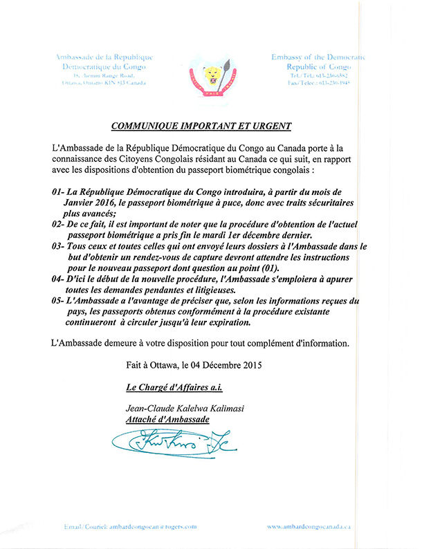 PASSEPORTS-BIOMETRIQUES-RDC